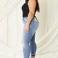 Plus Mid Rise Ankle Skinny Jeans