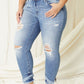 Plus Mid Rise Ankle Skinny Jeans