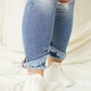 Plus Mid Rise Ankle Skinny Jeans