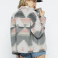 Soft Comfy Lightweight Aztec Pattern Jacket