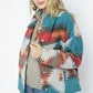 Soft Comfy Lightweight Aztec Pattern Jacket