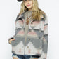 Soft Comfy Lightweight Aztec Pattern Jacket