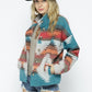 Soft Comfy Lightweight Aztec Pattern Jacket