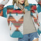 Soft Comfy Lightweight Aztec Pattern Jacket