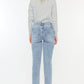 High Rise Slim Straight Jeans