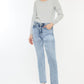 High Rise Slim Straight Jeans