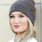 CC Fine Yarn Cuff Beanie