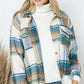 Yarn Dyed Plaid Shirt Jacket Shacket