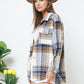 Yarn Dyed Plaid Shirt Jacket Shacket