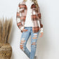 Yarn Dyed Plaid Shirt Jacket Shacket