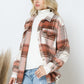 Yarn Dyed Plaid Shirt Jacket Shacket