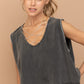 Mineral Washed Rhinestone Tank