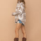 Frayed Aztec Western Shacket