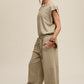 Athleisure French Terry Loose Jogger Jumpsuit