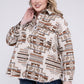 Plus Size Aztec Western Shacket